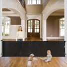 115 Inch Retractable Dog Gate for the House Extra Wide Baby Gate Retractable Bab