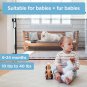 Indoor/Outdoor Deluxe Aluminum Retractable Baby Gate 39" Tall Extends to 71" Wid
