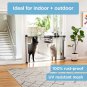 Indoor/Outdoor Deluxe Aluminum Retractable Baby Gate 39" Tall Extends to 71" Wid