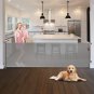 140 Inch Extra Wide Baby Gate for Large Opening Outdoor Retractable Baby Gates f