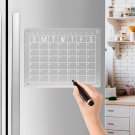Clear Magnetic Dry Erase Board for Fridge 11” X 14.2” Acrylic Magnetic Calendar