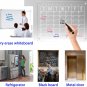 Clear Magnetic Dry Erase Board for Fridge 11â X 14.2â Acrylic Magnetic Calendar