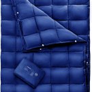 down Camping Blanket - Packable Lightweight Travel Blanket for Stadium, Camping,
