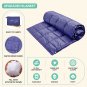 down Camping Blanket - Packable Lightweight Travel Blanket for Stadium, Camping,