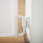 Extra Wide Retractable Baby Gate, 33" Tall, Extends up to 71" Wide, White/Child