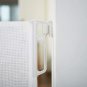 Extra Wide Retractable Baby Gate, 33" Tall, Extends up to 71" Wide, White/Child