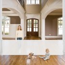 115 Inch Retractable Baby Gate Wide Retractable Dog Gate Extra Large Baby Gates