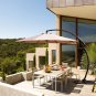 Napoli 11 FT Cantilever Offset Umbrella with 360&Acirc;&deg; Rotation