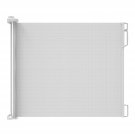 Indoor/Outdoor Retractable Baby Gate 33" Tall, Extends to 71" Wide, White