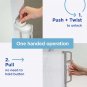 Indoor/Outdoor Retractable Baby Gate 33" Tall, Extends to 71" Wide, White