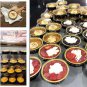 7.8Oz Mini Cake Pans with Lids, 50PCS Aluminum Cupcake Baking Cups, Extra Large