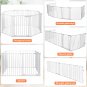 198" Baby Gate Extra Wide, Dog Gate Pet Gate for House Stairs Doorways Fireplace