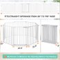 198" Baby Gate Extra Wide, Dog Gate Pet Gate for House Stairs Doorways Fireplace