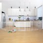 198" Baby Gate Extra Wide, Dog Gate Pet Gate for House Stairs Doorways Fireplace