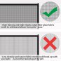 Portable Mesh Baby Gate, 71" X 28" Black Mesh Metal Rod Retractable Magic Pet Do