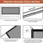 Portable Mesh Baby Gate, 71" X 28" Black Mesh Metal Rod Retractable Magic Pet Do