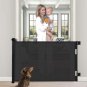 Retractable Baby Gate, Upgraded One-Way Lock Mesh Dog Gate Tall 34&acirc;��, Extends up