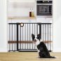 Easy Step 29.93-51.5 Inches Baby Gate with Door, Easy Install Easy Walk Thru Chi