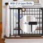 Easy Step 29.93-51.5 Inches Baby Gate with Door, Easy Install Easy Walk Thru Chi