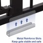 Easy Step 29.93-51.5 Inches Baby Gate with Door, Easy Install Easy Walk Thru Chi