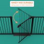 Extra Wide Baby Gate - Large Walk through Safety Child Gates for Kid or Pet - Lo