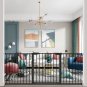 Extra Wide Baby Gate - Large Walk through Safety Child Gates for Kid or Pet - Lo