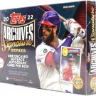 2022  Archives Signature Series Baseball Active Player Edition Hobby (1 Auto)