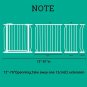 Extra Wide Baby Gate Dog Gate Pressure Mount White Metal Child Pet Gate Indoor S