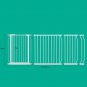 Extra Wide Baby Gate Dog Gate Pressure Mount White Metal Child Pet Gate Indoor S