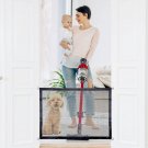 Dog Gates for the House,Jg Baby Retractable Mesh Dog Gate,For No Drilling Portab
