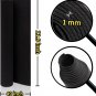 Black Eva Foam,Premium Cosplay EVA Foam Sheet&iuml;&frac14;�1Mm to 10Mm),49"X13.5",1Mm Thickne