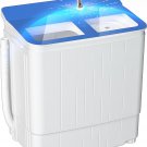 Portable Washing Machine, Compact Twin Tub Mini Washing Machine, 14.5 LBS Washer