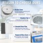 Portable Washing Machine, Compact Twin Tub Mini Washing Machine, 14.5 LBS Washer