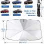 Sedan SUV Car Sun Shade for Windshield UV Rays and Heat Sun Visor Protector,Fold