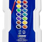 Prang Oval-16 Pan Watercolor Paint Set, 16 Assorted Colors, Refillable, Includes