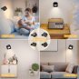 LED Wall Mounted Reading Lights, Wall Sconces with 3 Color Temperatures & 3 Brig