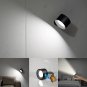 LED Wall Mounted Reading Lights, Wall Sconces with 3 Color Temperatures & 3 Brig