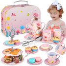 Kids Tea Party Set for Little Girls Birthday Gift Toys for 3 4 5 6 7 8 Year Old