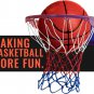Heavy Duty Basketball Net Replacement - All Weather anti Whip, Fits Standard Ind