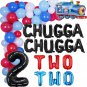 Chugga Chugga Two Two Birthday Party Decorations - Train 2Nd Birthday Railroad T