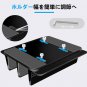 Laptop Stand, Vertical Stand, PC Stand, 2 Compartments, Adjustable Holder Width,