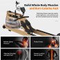 Wooden Water Resistance Rowing Machine - Home Indoor Fitness Equipment for Full