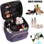 Travel Makeup Bag for Women, Scorila Large Cosmetic Case Organizer Fits Bottles