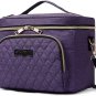 Travel Makeup Bag for Women, Scorila Large Cosmetic Case Organizer Fits Bottles