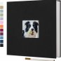 Large Photo Album Self Adhesive for 4X6 8X10 Pictures Linen Scrapbook Album DIY