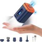 Electric Air Pump for Inflatables, Portable Rechargeable Mini Pump with 1200Mah