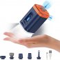 Electric Air Pump for Inflatables, Portable Rechargeable Mini Pump with 1200Mah