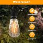 Outdoor String Lights, 30FT LED Outdoor Patio Lights Waterproof with 15+1 Vintag