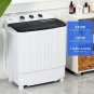 Portable Washing Machine 17.6Lbs Capacity Washer and Dryer Combo 2 in 1 Mini Com