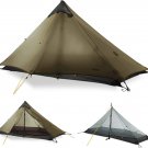 Lanshan Ultralight Tent 3-Season Backpacking Tent for 1-Person or 2-Person Campi
